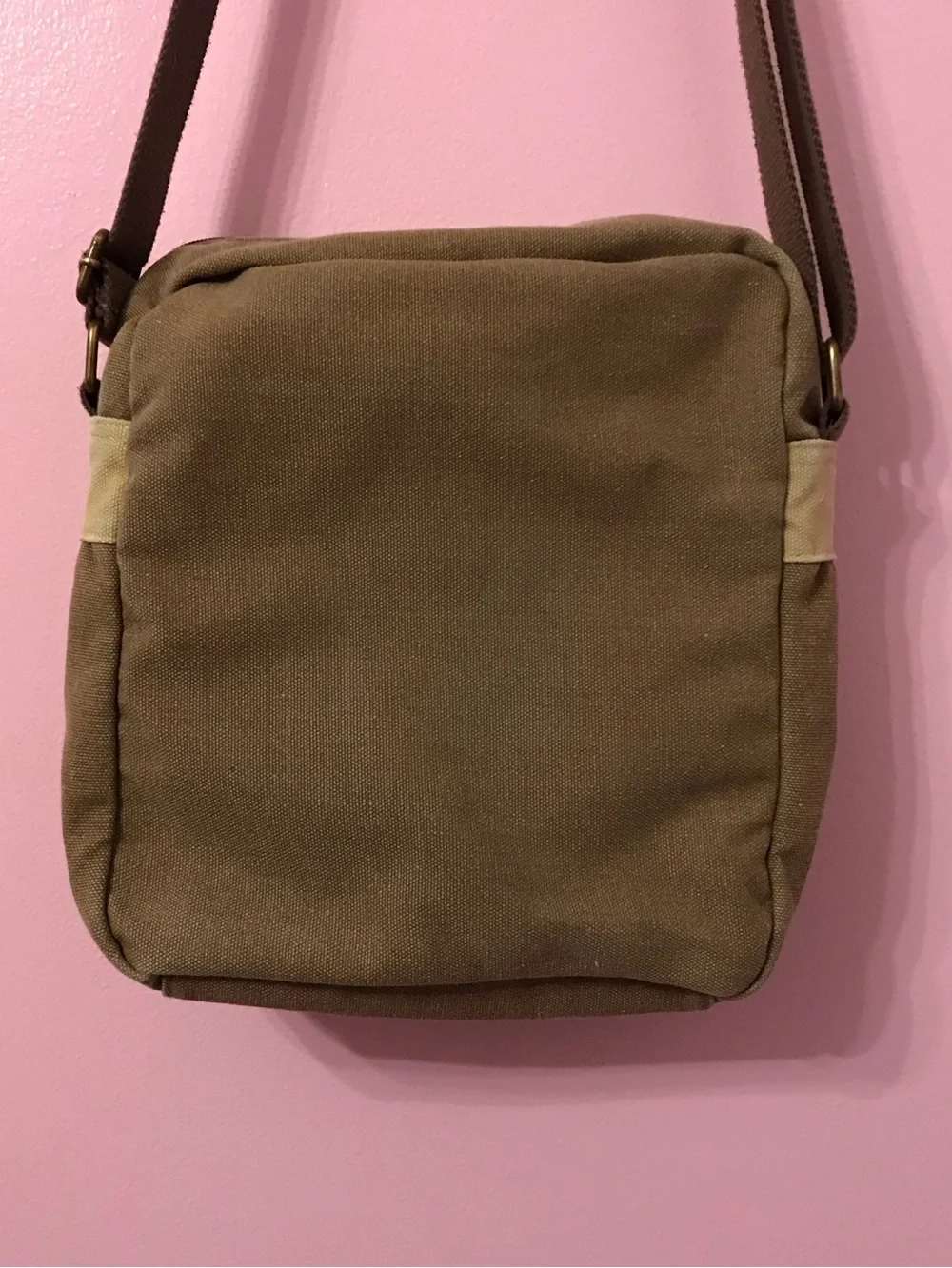 SCRUFFY DOG Canvas Messenger Bag